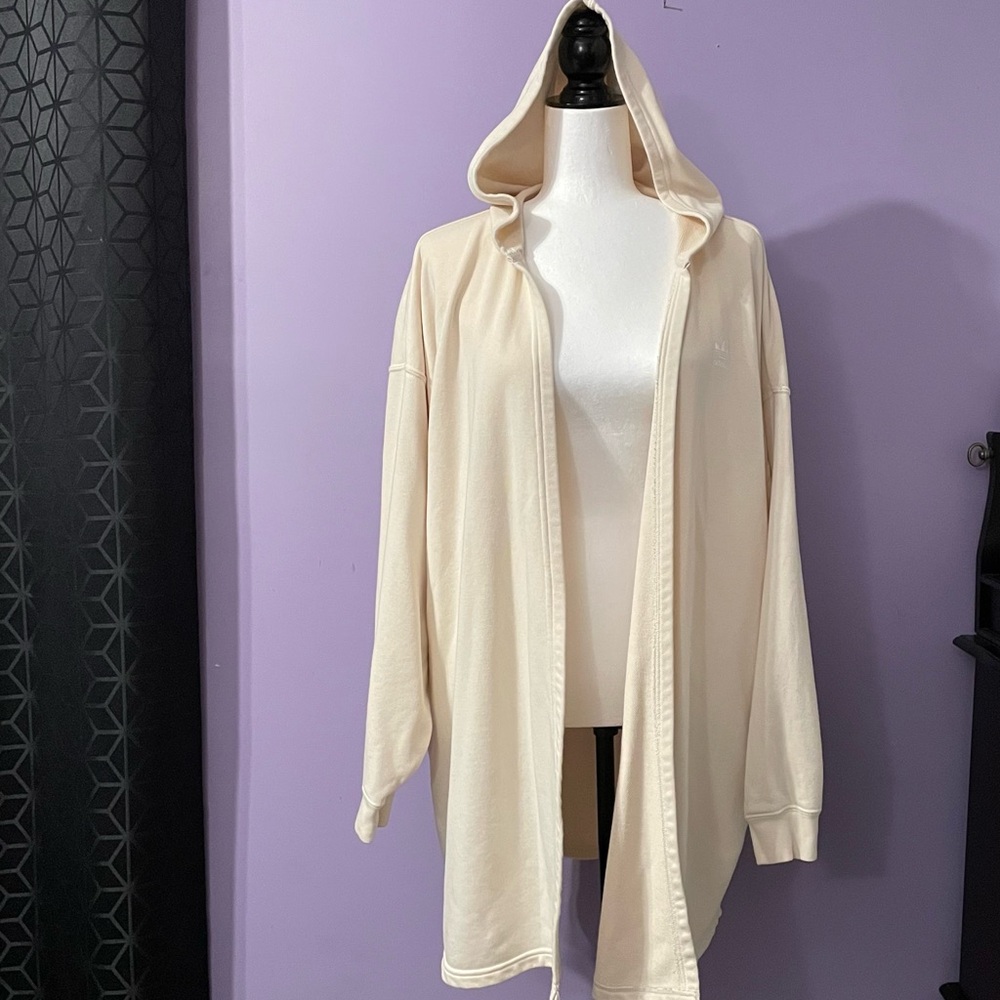 Adidas Cream Knit Sweater Size Large